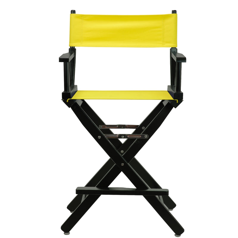 24  Director's Chair Black Frame-Yellow Canvas