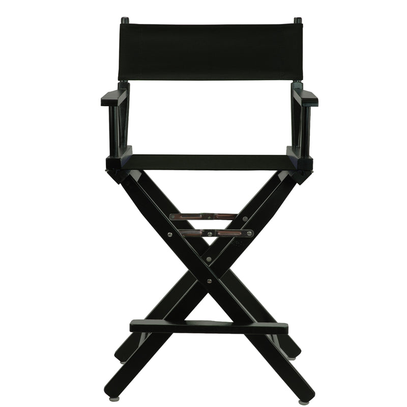 24  Director's Chair Black Frame-Black Canvas