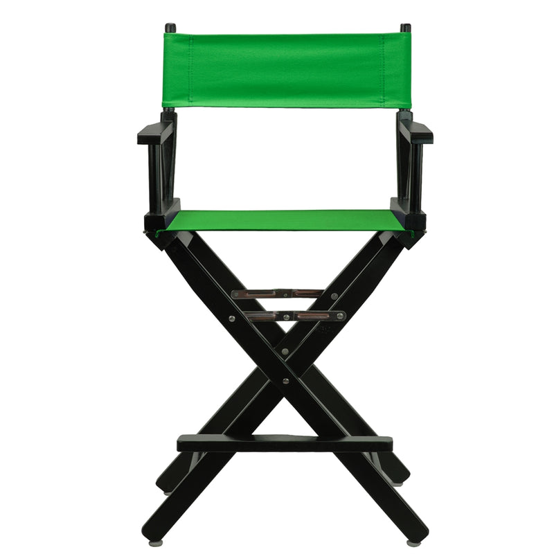 24  Director's Chair Black Frame-Green Canvas