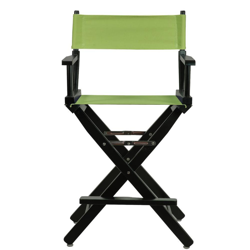 24  Director's Chair Black Frame-Lime Green Canvas