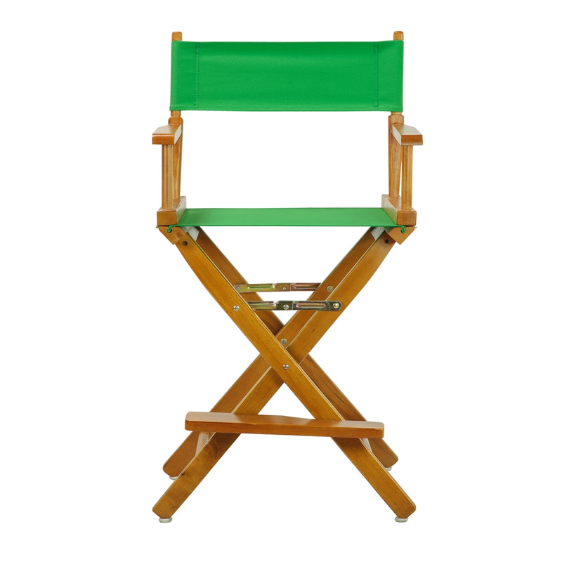 24  Director's Chair Honey Oak Frame-Green Canvas