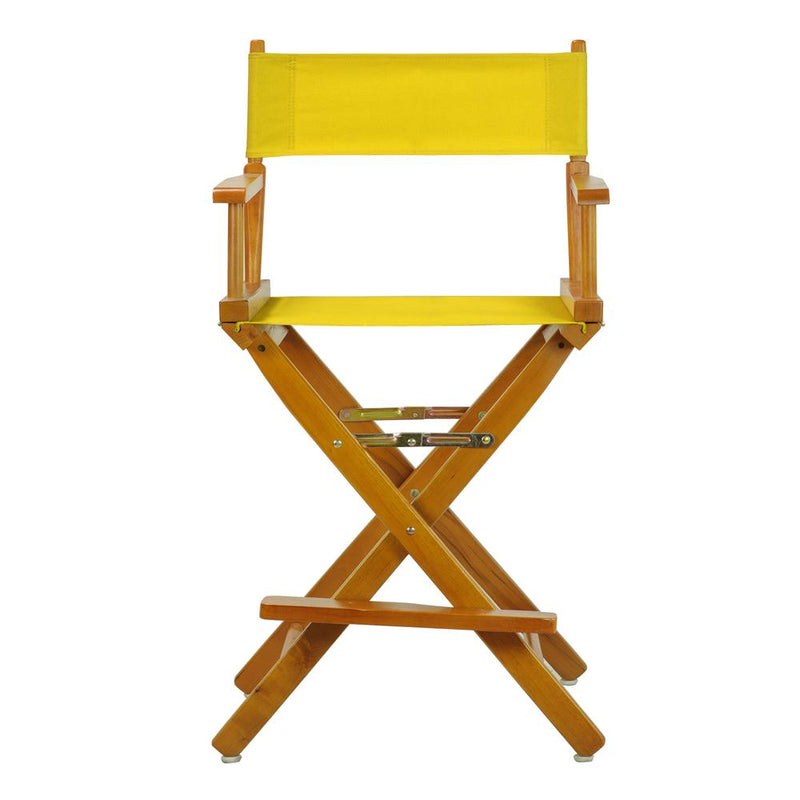 24  Director's Chair Honey Oak Frame-Gold Canvas