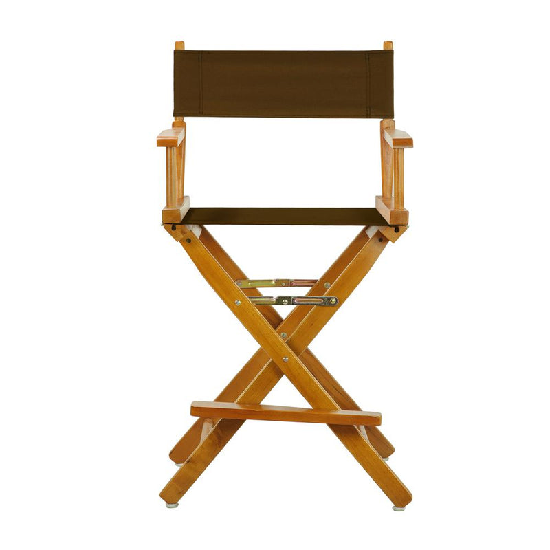 24  Director's Chair Honey Oak Frame-Brown Canvas