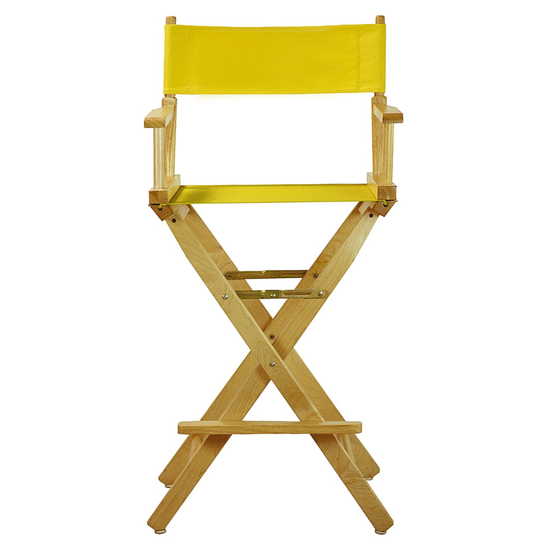 30  Director's Chair Natural Frame-Yellow Canvas