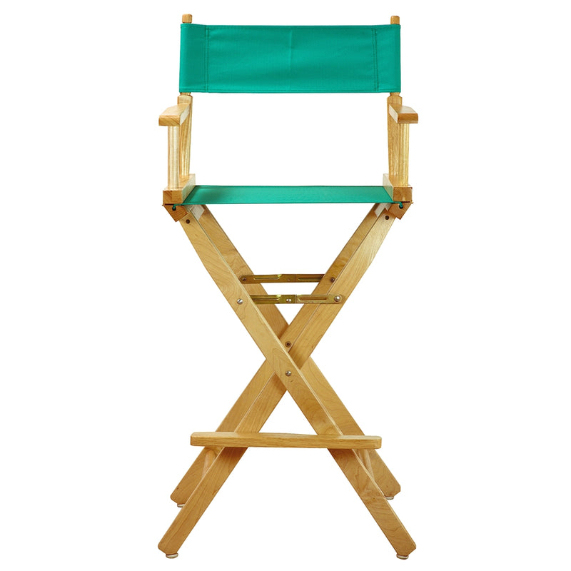 30  Director's Chair Natural Frame-Teal Canvas