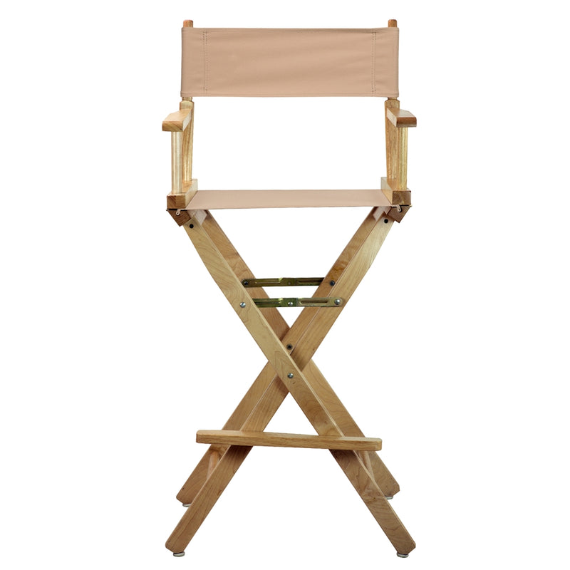 30  Director's Chair Natural Frame-Tan Canvas