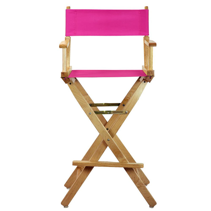 30  Director's Chair Natural Frame-Magenta Canvas