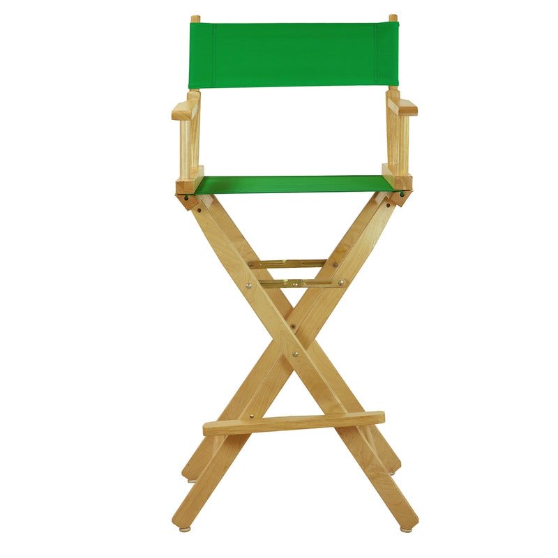 30  Director's Chair Natural Frame-Green Canvas