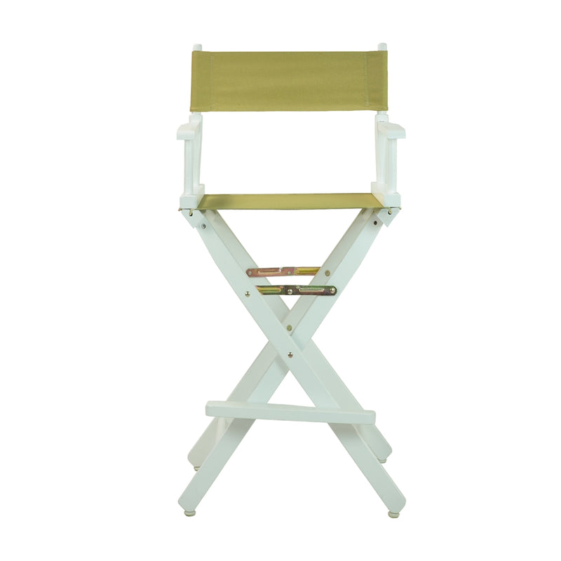 30  Director's Chair White Frame-Olive Canvas