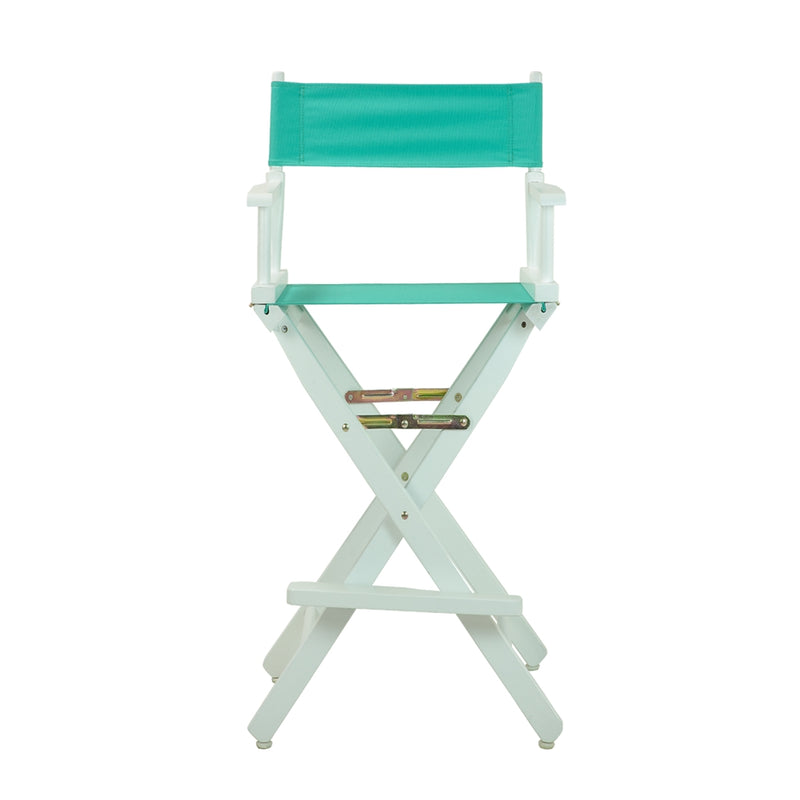 30  Director's Chair White Frame-Teal Canvas