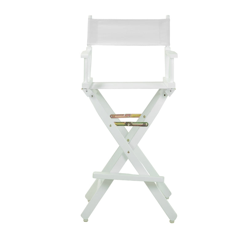 30  Director's Chair White Frame-White Canvas