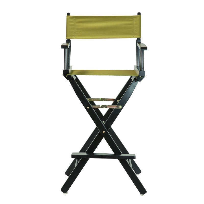 30  Director's Chair Black Frame-Olive Canvas