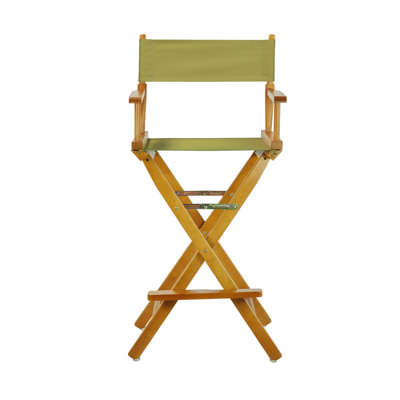 30  Director's Chair Honey Oak Frame- Olive Canvas