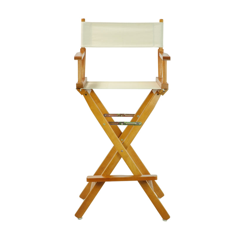 30  Director's Chair Honey Oak Frame-Natural/Wheat Canvas