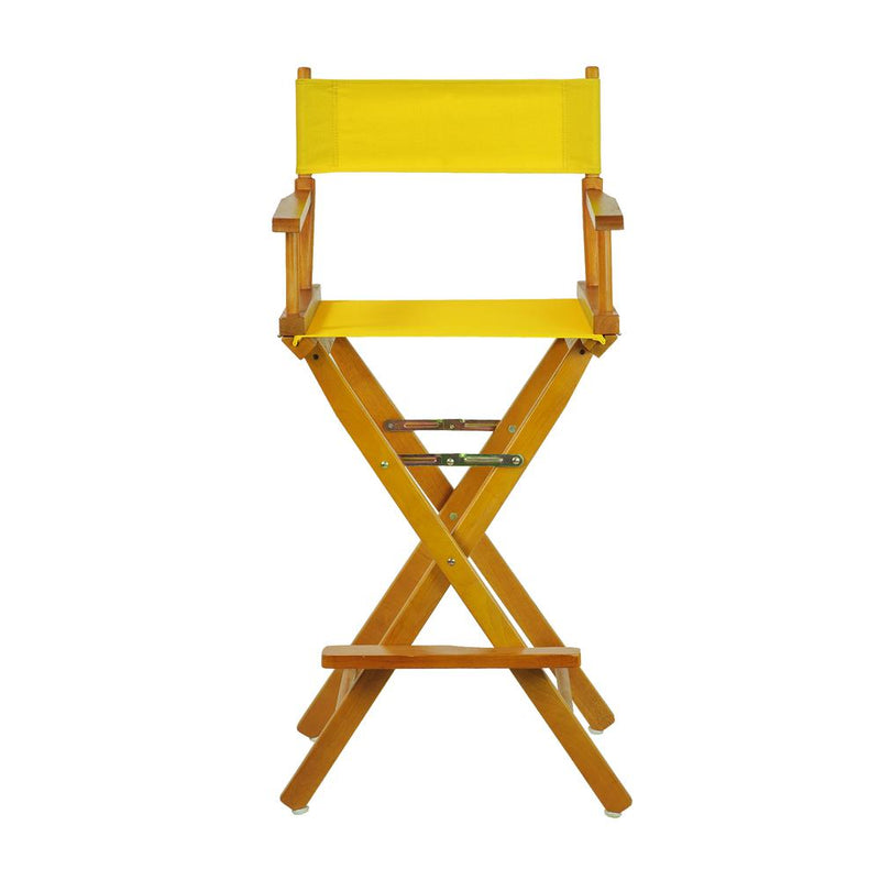 30  Director's Chair Honey Oak Frame-Gold Canvas