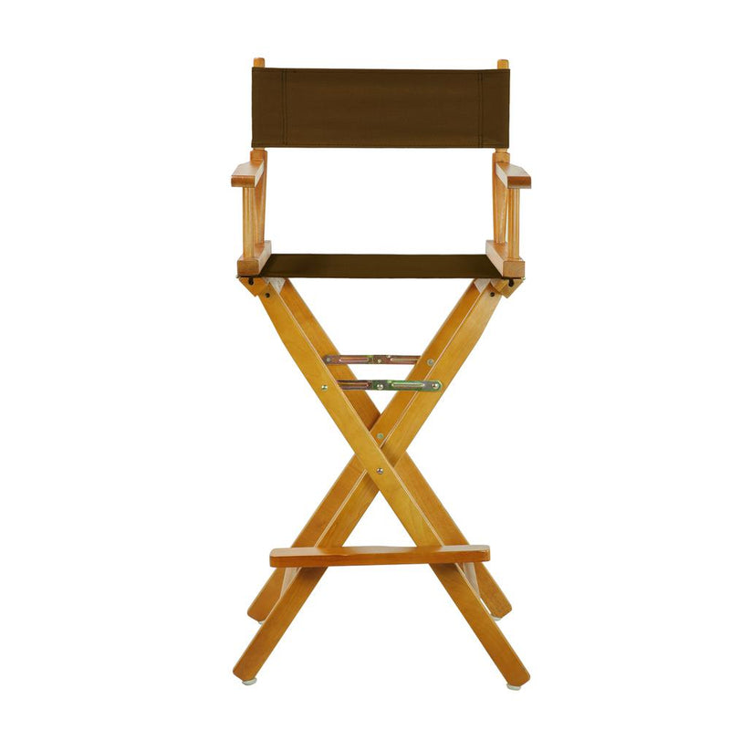 30  Director's Chair Honey Oak Frame-Brown Canvas