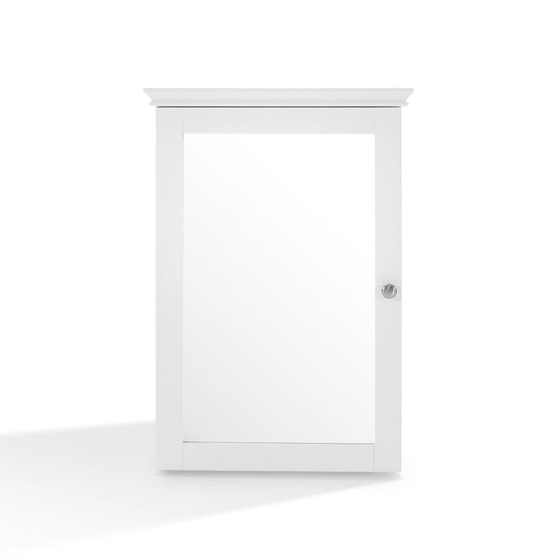 Lydia Mirrored Wall Cabinet White