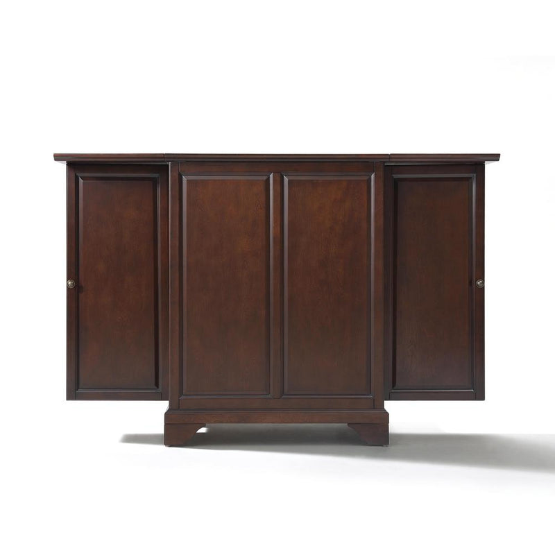 Lafayette Expandable Bar Cabinet Mahogany