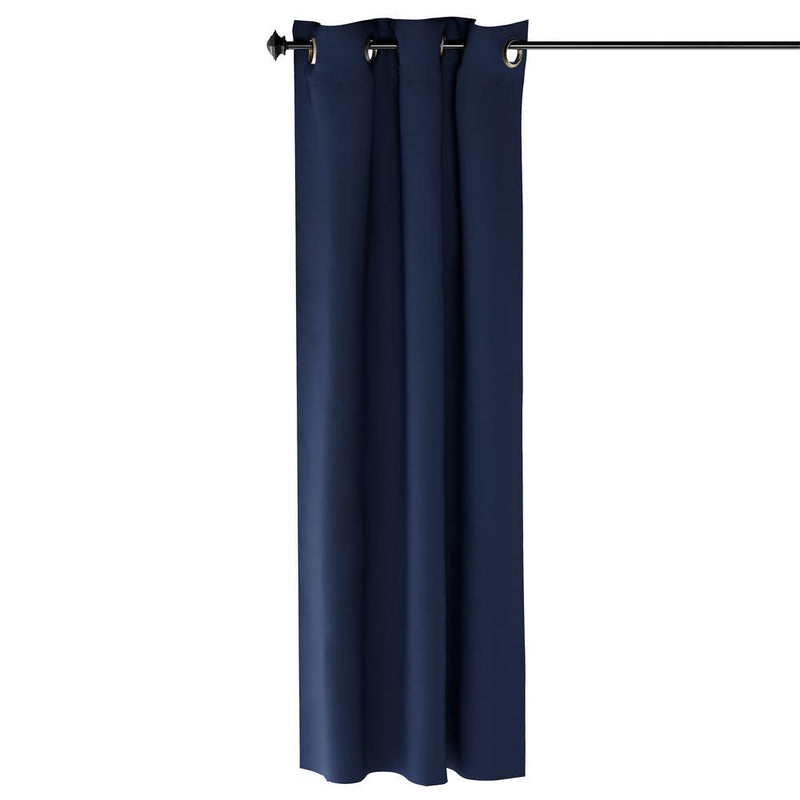 Furinno Collins Blackout Curtain 42x63 in. 1 Panel, Dark Blue