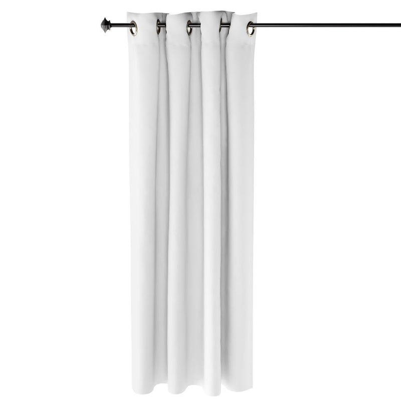 Furinno Collins Blackout Curtain 52x63 in. 2 Panels, White