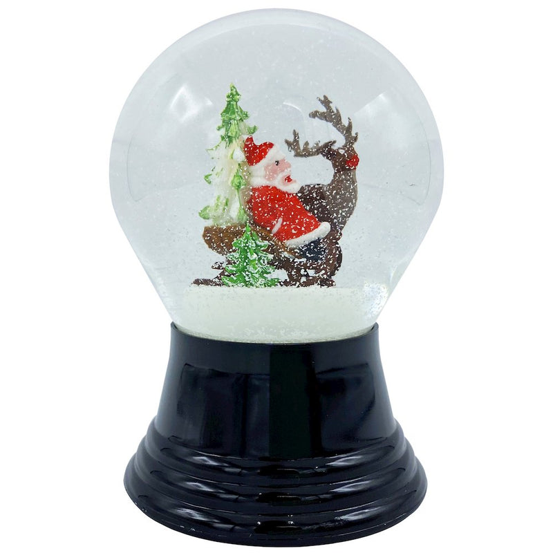 Snowglobe - Medium Santa and Christmas Sleigh