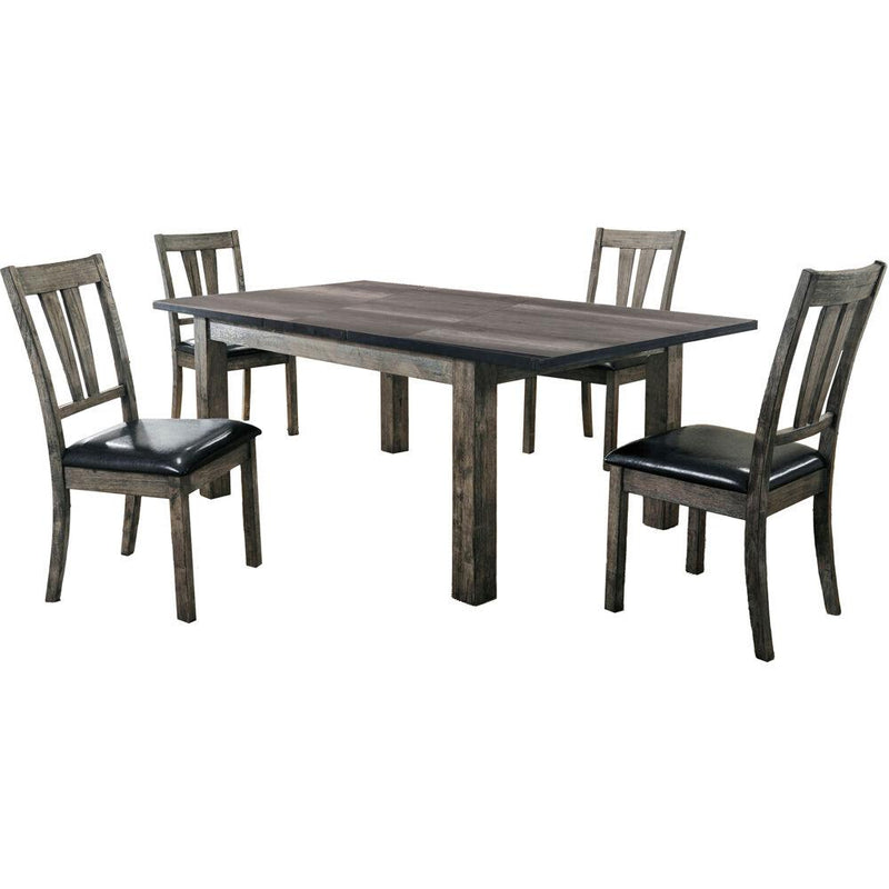 Drexel Dining 5PC Set - 78x42x30H Table, 4 P/U Side Chairs