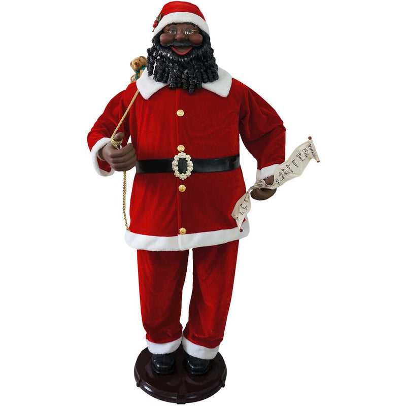 58" AA Santa with Naughty or Nice List (Dancing/Music)