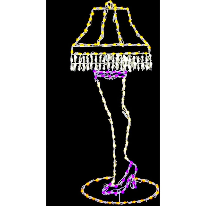 FHF 52"H LED Leg Lamp, 168 Bulbs