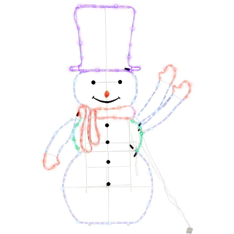 FHF 60" LED Waving Snowman