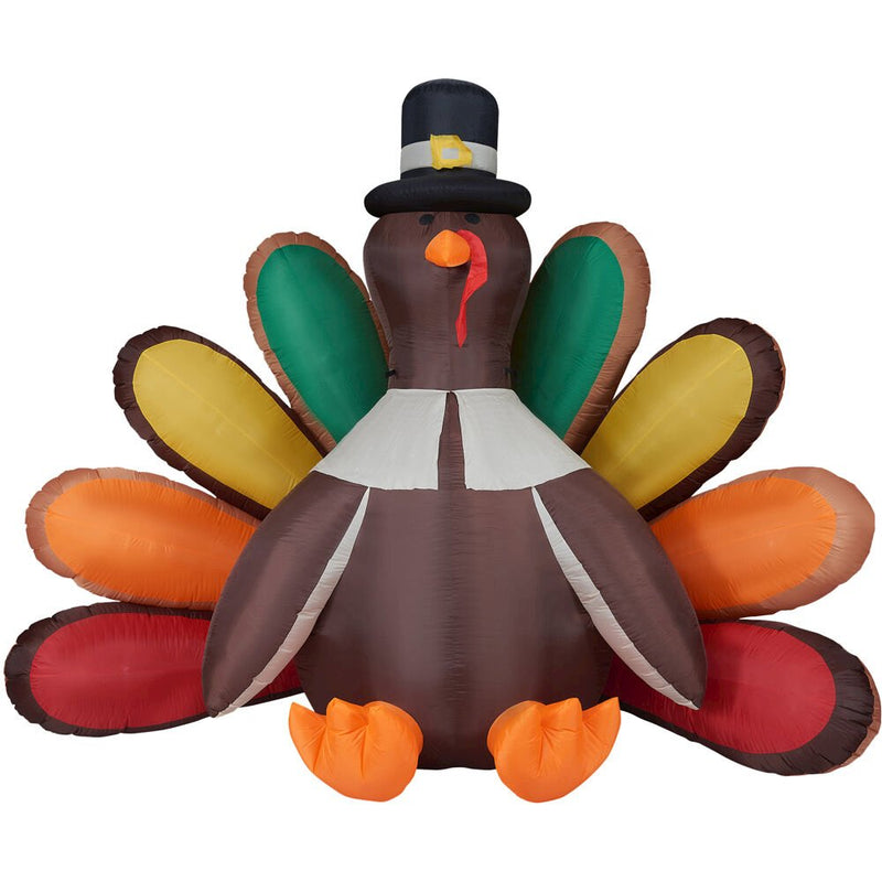 8ft Inflatable Turkey with Lights