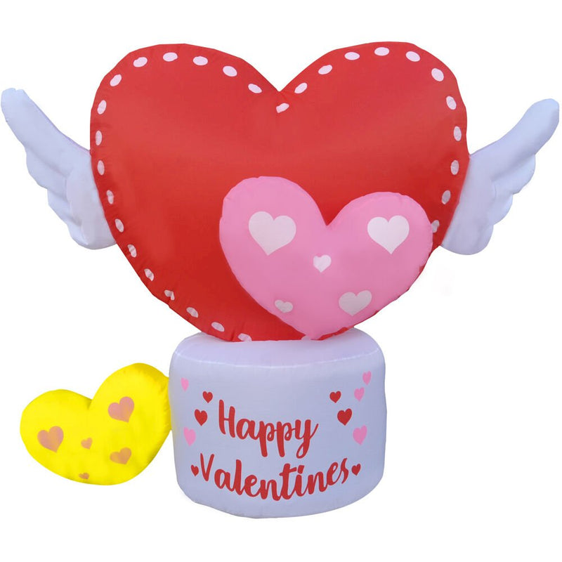 5ft Inflatable Hearts and Wings with Lights