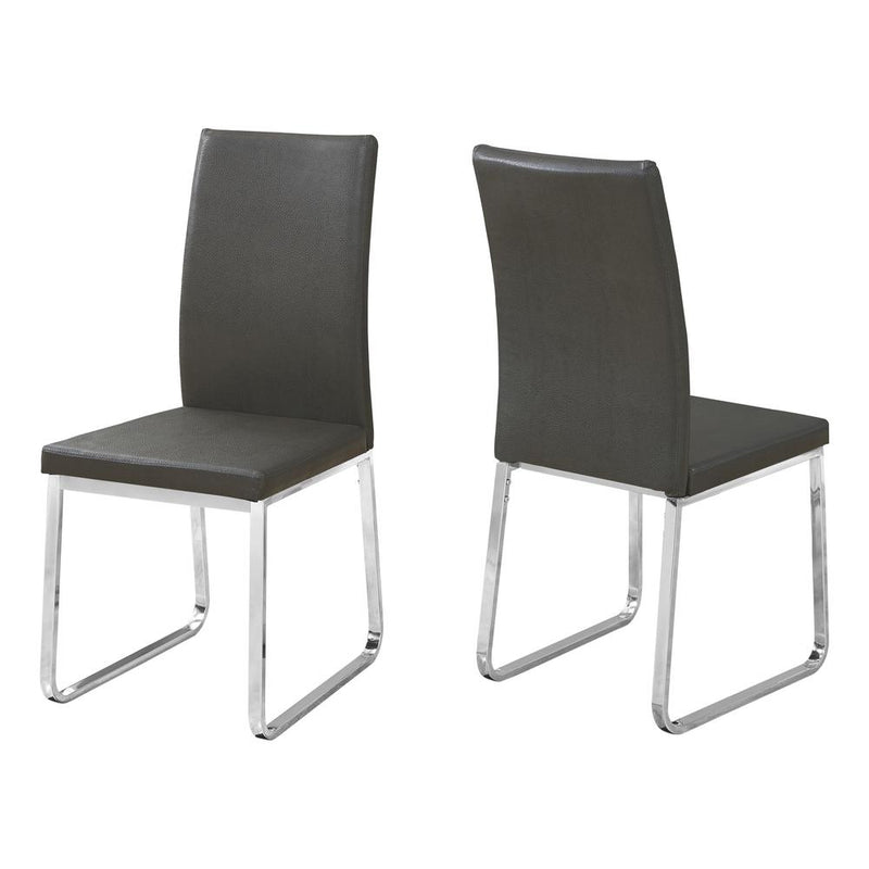 Dining Chair, Set Of 2, Side, Upholstered, Kitchen, Dining Room