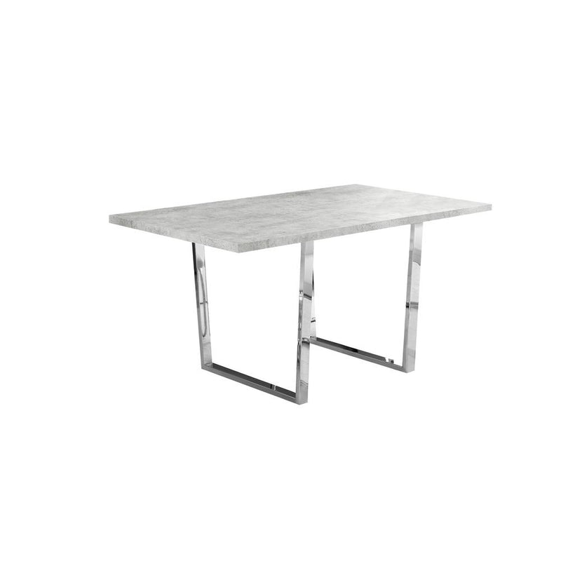 Dining Table, 60 Rectangular, Kitchen, Dining Room, Grey Laminate