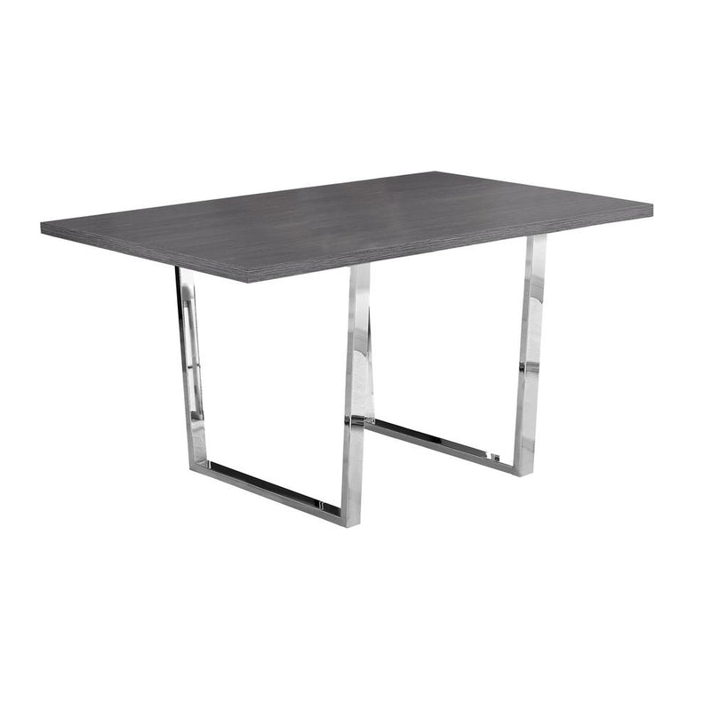 Dining Table, 60 Rectangular, Kitchen, Dining Room, Grey Laminate