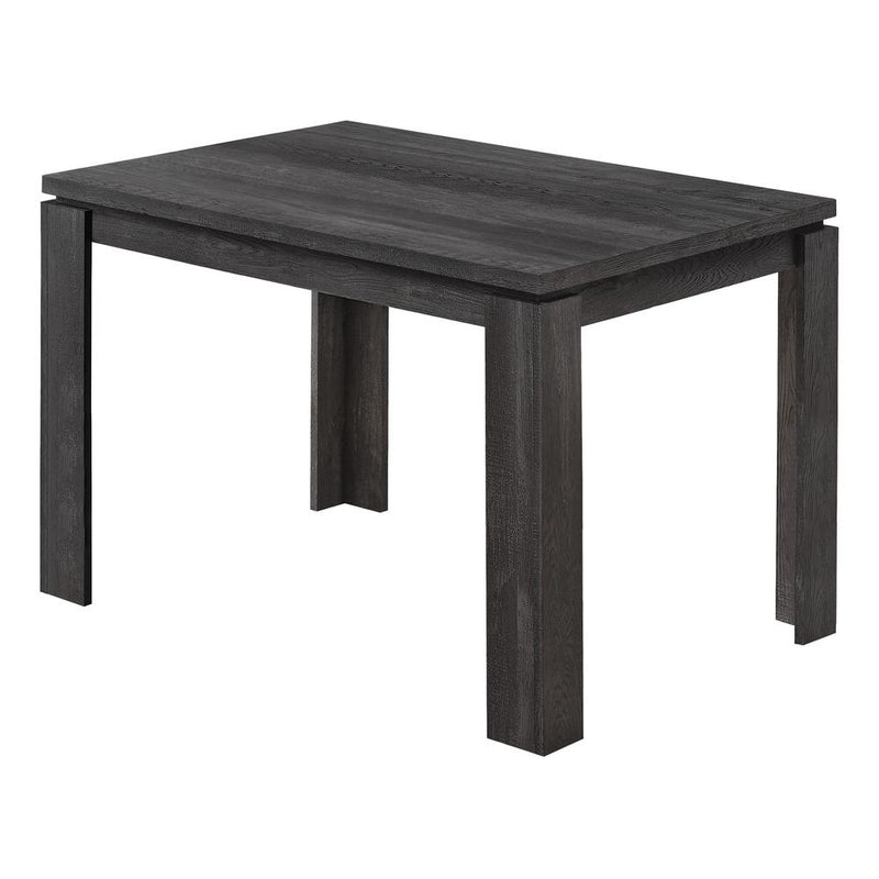 Dining Table, 48 Rectangular, Small, Kitchen, Dining Room, Black Laminate