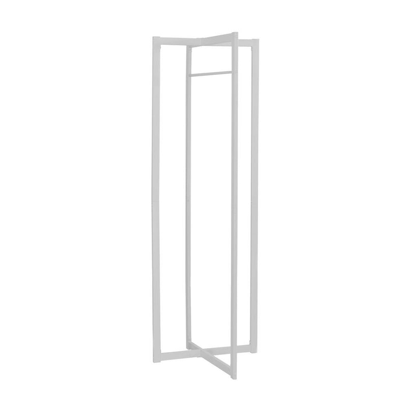 Coat Rack, Hall Tree, Free Standing, Hanging Bar, Entryway, 72H, Bedroom, White