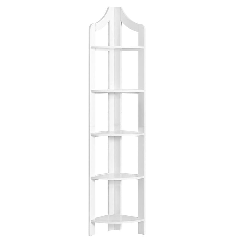 Bookshelf, Bookcase, Etagere, Corner, 5 Tier, 72H, Office, Bedroom