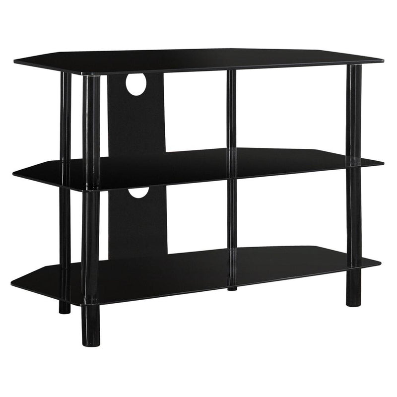 Tv Stand, 36 Inch, Console, Media Entertainment Center, Storage Shelves