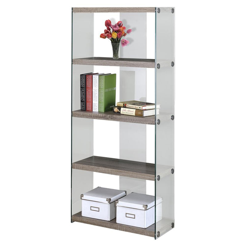 Bookshelf, Bookcase, Etagere, 5 Tier, 60H, Office, Bedroom