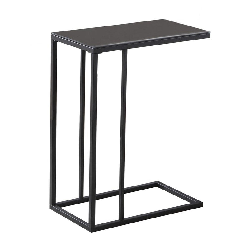 Accent Table, C-shaped, End, Side, Snack, Living Room, Bedroom