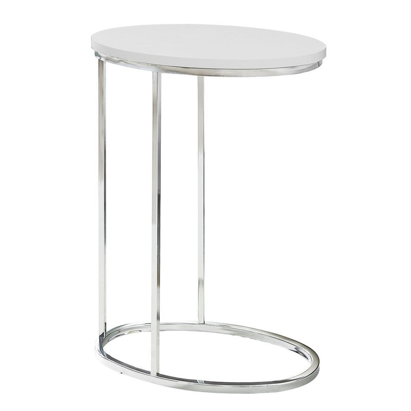 Accent Table, C-shaped, End, Side, Snack, Living Room, Bedroom