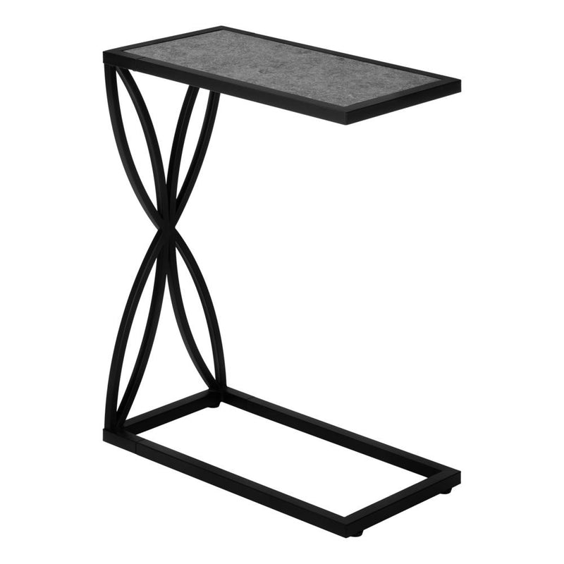 Accent Table, C-shaped, End, Side, Snack, Living Room, Bedroom