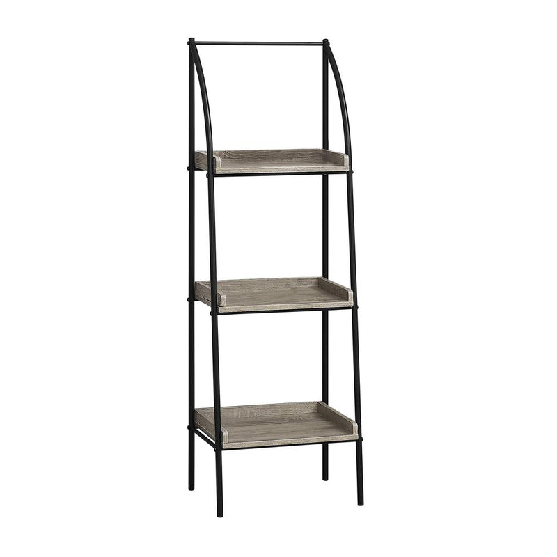 Bookshelf, Bookcase, Etagere, Corner, 3 Tier, 48H, Office, Bedroom