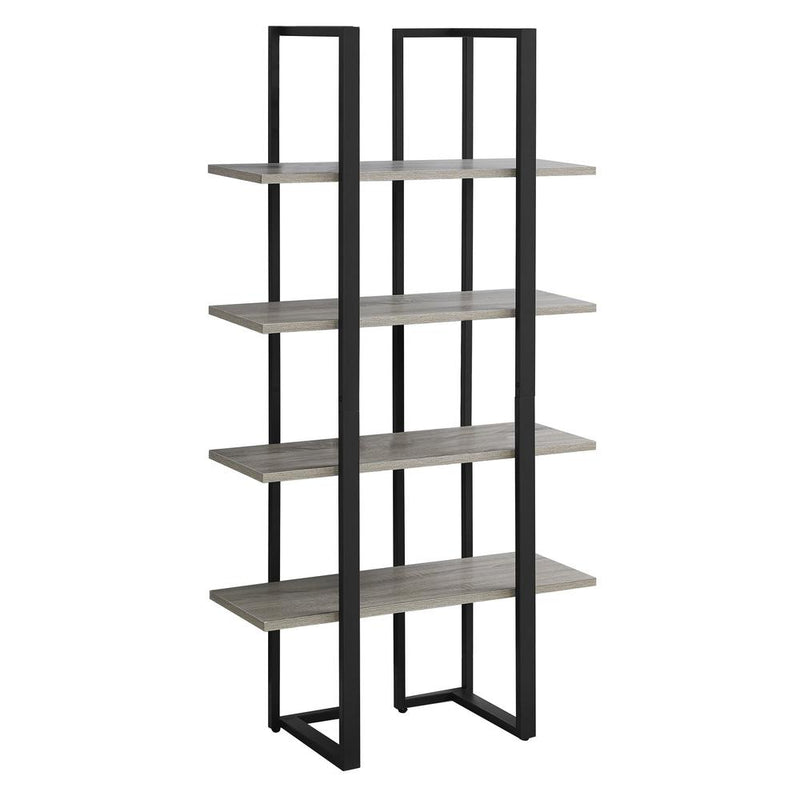 Bookshelf, Bookcase, Etagere, 4 Tier, 60H, Office, Bedroom, Brown Laminate