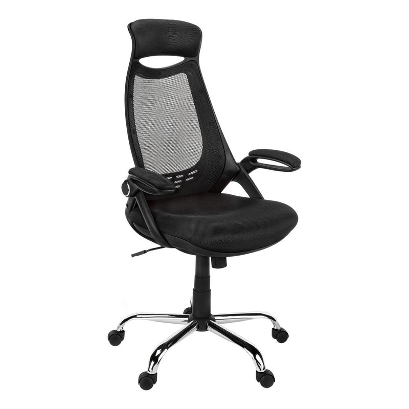 Office Chair, Adjustable Height, Swivel, Ergonomic, Armrests, Computer Desk