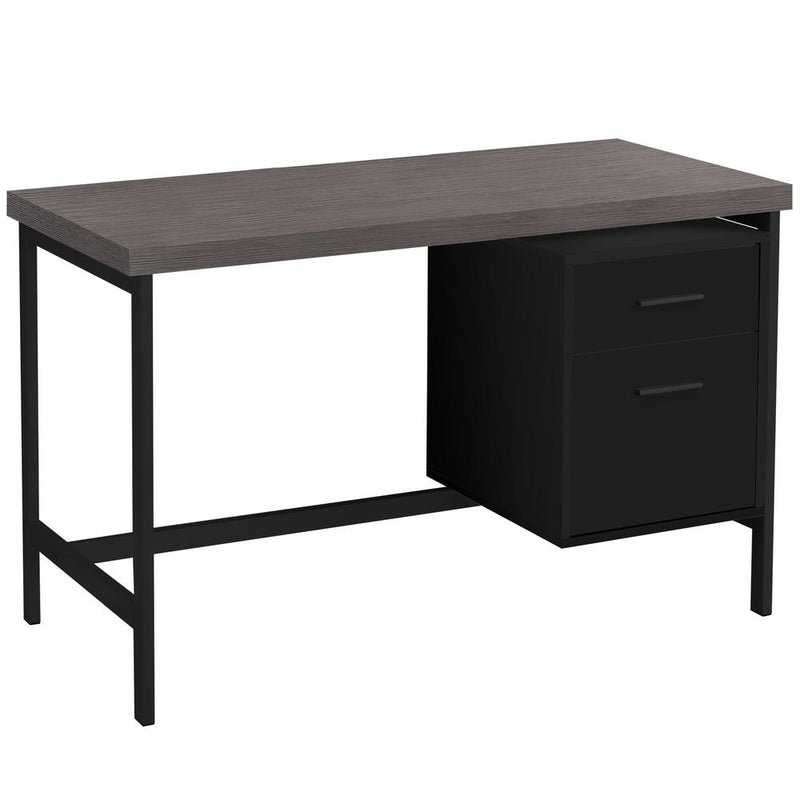 Computer Desk, Home Office, Laptop, Left, Right Set-up, Storage Drawers, 48L