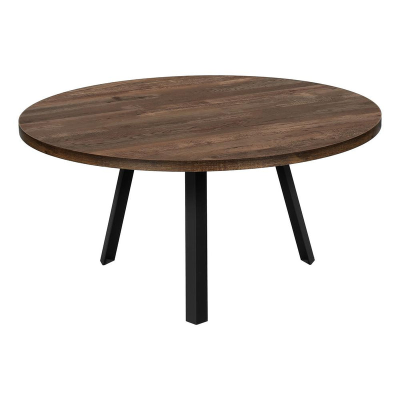 Coffee Table, Accent, Cocktail, Round, Living Room, 36dia, Brown Laminate