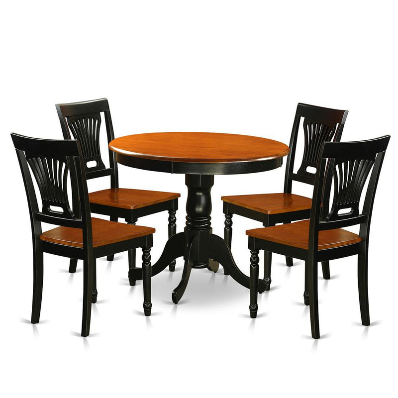 Dining  set  -  5  Pcs  with  4  Wooden  Chairs