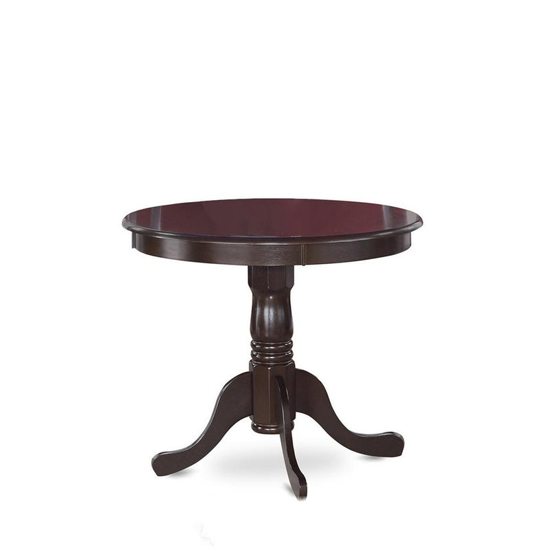 Antique Table 36" Round with Cappuccino Finish