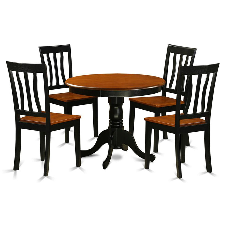 Dining  set  -  5  Pcs  with  4  Wood  Chairs